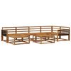 vidaXL Outdoor-Sofagarnitur 7 pcs Natur Massivholz Akazie
