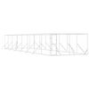 vidaXL Outdoor-Hundezwinger Silbern 4x16x2 m Verzinkter Stahl