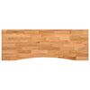 vidaXL Schreibtischplatte Hellbraun 140x60x2,5 cm Massivholz Eiche