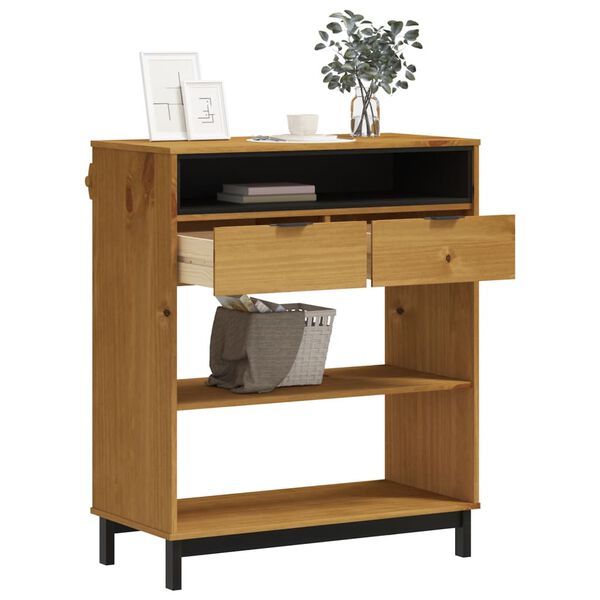 vidaXL Bartisch FLAM 92x45x110 cm Massivholz Kiefer