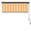 vidaXL Au&szlig;enrollo 160x250 cm Wei&szlig; und Orange