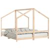 vidaXL Kinderbett 2x(90x200) cm Massivholz Kiefer