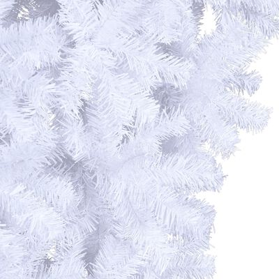 vidaXL Künstlicher Weihnachtsbaum mit Ständer Umgekehrt Weiß 210 cm