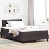 vidaXL Boxspringbett mit Kissen Dunkelbraun 120 x 200 cm Stoff