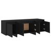 vidaXL TV-Schrank Schwarz 120x30x40,5 cm Holzwerkstoff