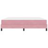 vidaXL Boxspringbett mit Matratze Rosa 180 x 220 cm Stoff