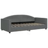 vidaXL Tagesbett Dunkelgrau 90x190 cm Stoff