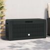 vidaXL Gartentruhe Anthrazit 119x48x60 cm Polypropylen