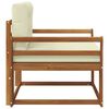 vidaXL Outdoor Mittelsofa Massivholz Akazie Natur