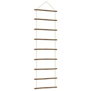 vidaXL Wanddekoration in Leiterform 50x150 cm Nat&uuml;rlicher Zweig
