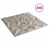 vidaXL Wandpaneele 48 pcs Amethyst Beton 50 x 50 cm XPS Schaum