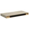 vidaXL Schwebende Wandregale 2 Stk. Eichefarben 50x23x3,8cm MDF