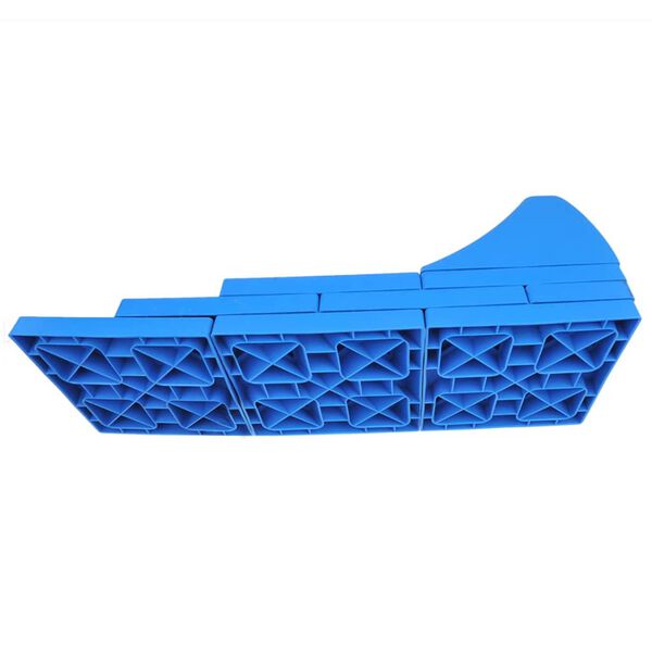 ProPlus Stapelbares Reisemobil-Nivellierer-Set Kunststoff Blau