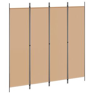 vidaXL Raumteiler Polyester Stahl