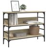 vidaXL Konsolentisch Sonoma-Eiche 100x32x75 cm Holzwerkstoff