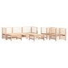 vidaXL 7-tlg. Garten-Lounge-Set Massivholz Kiefer