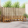 vidaXL Outdoor-Sofagarnitur 7 pcs Natur Massivholz Akazie