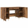 vidaXL Schreibtisch mit Regal Altholz 140 x 50 x 75 cm Holzwerkstoff