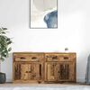 vidaXL Sideboards 2 pcs Altholz 70 x 35,5 x 67,5 cm Holzwerkstoff