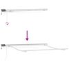 vidaXL Einziehbare Markise mit Schwarz 300 x 250 cm Stoff