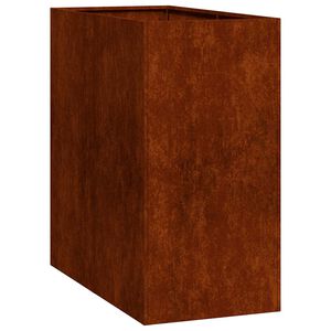 vidaXL Pflanzk&uuml;bel Rostig 40x80x80 cm Wetterfester Stahl