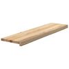 vidaXL Treppenstufen 12 Stk. Unbehandelt 100x25x2 cm Massivholz Eiche