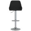 vidaXL Barhocker 2 Stk. Schwarz Stoff