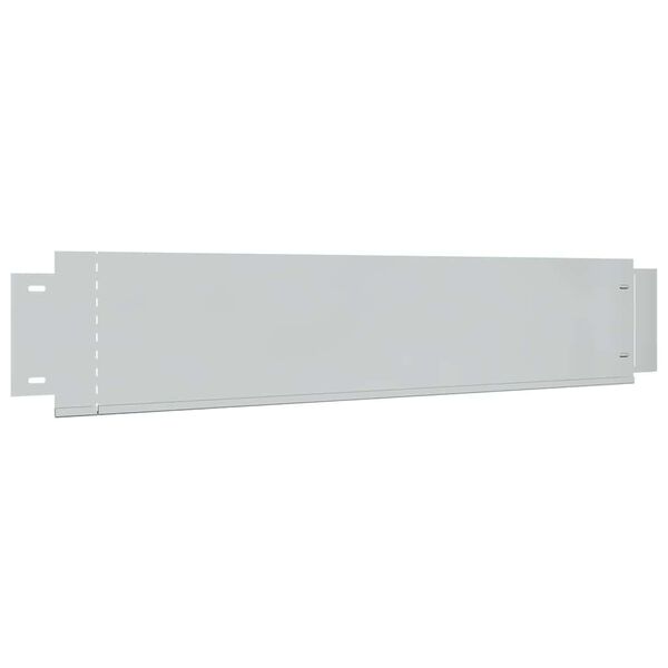 vidaXL Rasenz&auml;une 5 Stk. Verzinkter Stahl 100x19 cm