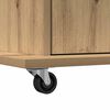 vidaXL Podium mit Regal Artisan-Eiche 55 x 55 x 107 cm Holzwerkstoff