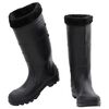 vidaXL Gummistiefel mit Herausnehmbarem Innenfutter Schwarz Gr. 42 PVC