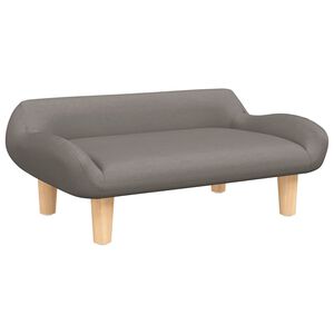 vidaXL Hundebett Taupe 70x40x24 cm Stoff