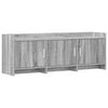 vidaXL TV-Schr&auml;nk 130 x 33 x 47 cm Grau Sonoma Holzwerkstoff