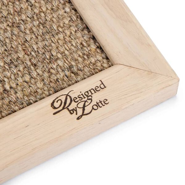 Designed by Lotte Katze Kratzbrett Poezels 70x50x2 cm Holz