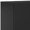 vidaXL 5-tlg. Wohnwand Schwarz Holzwerkstoff