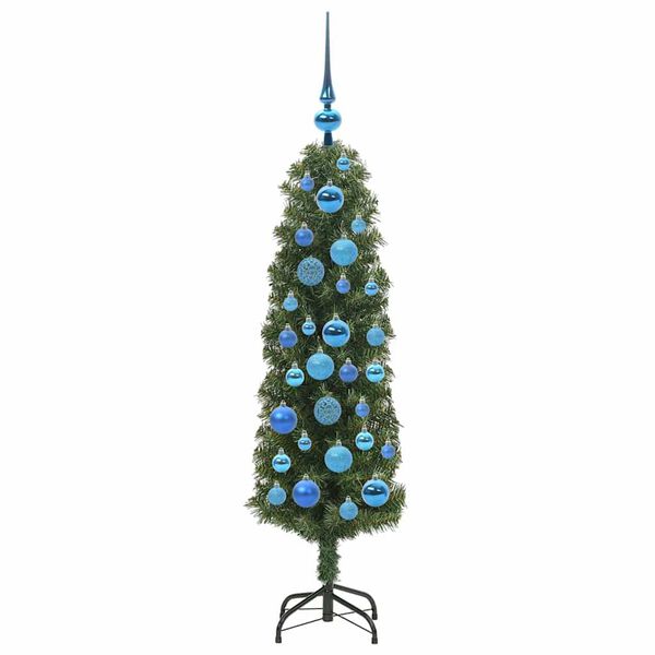 vidaXL Künstlicher Weihnachtsbaum mit 150 LEDs mit Ständer Grün 120 cm