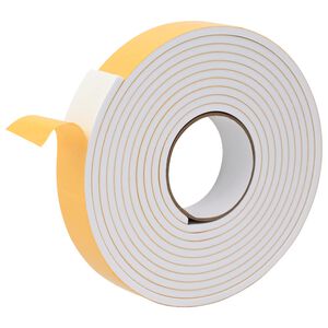 vidaXL Selbstklebendes Schaumstoffband 10 stk. Wei&szlig; 30mm x 5m