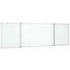 vidaXL Magnetisches Whiteboard Klappbar 160x50x1,7 cm Aluminium
