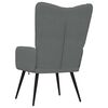 vidaXL Relaxsessel Dunkelgrau Stoff