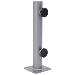 vidaXL Sonnenschirmst&auml;nder f&uuml;r &Oslash;32/34/38 mm Mast Silbern Stahl