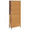vidaXL Highboard Wandmontiert Altholz 69,5 x 34 x 180 cm Holzwerkstoff