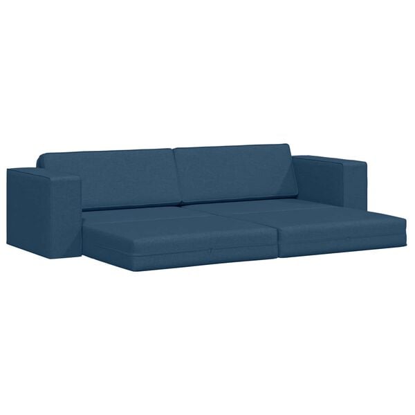 vidaXL Schlafsofa Marineblau 245 x 78 x 77 cm Stoff