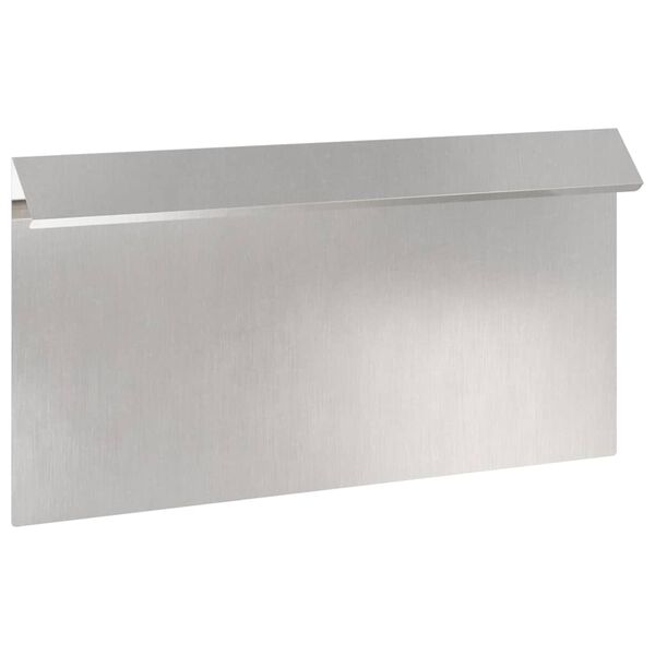vidaXL Schneckenzaun 16 pcs Silber 50 x 3,5 x 25 cm Edelstahl