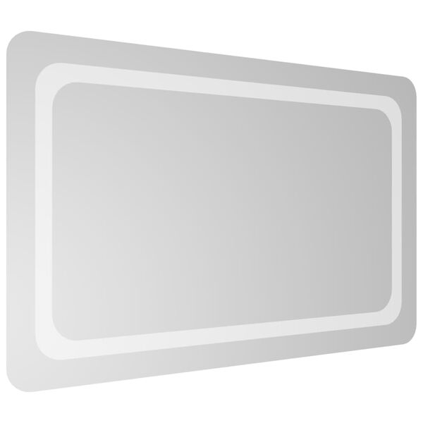 vidaXL LED-Badspiegel 50x80 cm