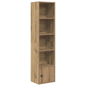 vidaXL B&uuml;cherregal Artisan-Eiche 31x24x127 cm Holzwerkstoff