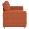 vidaXL Zweisitzer-Sofa Rot Orange 140 cm Cordstoff