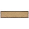 vidaXL Bereichsteppich Grau 60 x 300 cm Jute