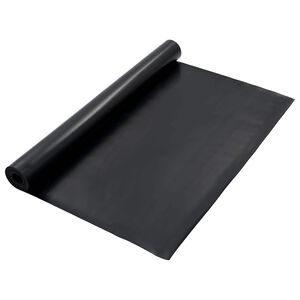vidaXL Bodenbelag Schwarz 1,2 x 5 m Gummi
