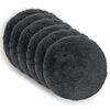 vidaXL Kissenbezug 6 pcs HEERLEN Anthrazit &Oslash; 50 cm PV Fleece