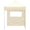 vidaXL Party-Zelt Creme 200 x 200 x 315 cm Oxford-Stoff