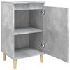 vidaXL Nachttische 2 Stk. Betongrau 40x35x70 cm Holzwerkstoff